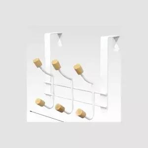 문걸이 우드 도어훅 행거용품 6구 행거 도어용품 중 (WFGTN3Y)