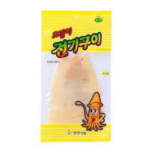 한양식품 오징어전기구이 소포장 마른안주 영양간식 50g, 10개