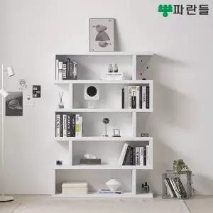 [착불배송] 파란들가구 모듈 1200 5단책장 인테리어책장 수납장식장