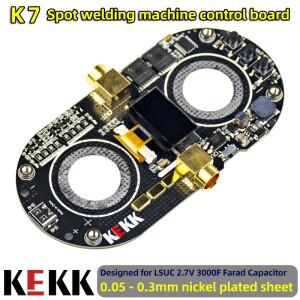 KEKK 패러드 커패시터 스폿 용접기 슈퍼 5.4-5.6V1500F 제어 보드 0.3mm 18650 배터리 용