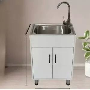 간이싱크대 베란다용 컴팩트 세척대 애벌빨래 야외 소형 냉온수 휴대용