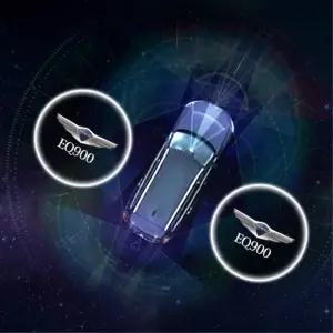 제네시스 EQ900 로고 매립형 LED 도어라이트 튜닝부품 차량부품 엠블럼조명 로고등
