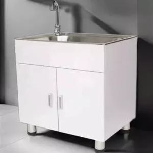 업무용 세면대 컴팩트 수납장 보조씽크 소형 세트 매장용 화장실