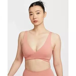 나이키 원 여성 라이트 서포트 패드 스포츠 브라 - 러스트 핑크캐니언 HQ2814-685 278092