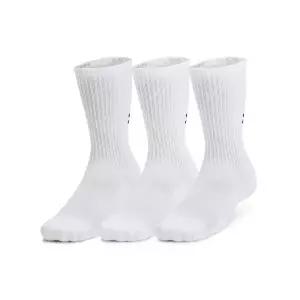 언더아머 UNDERARMOUR 유니 트레이닝 코튼 크루 삭스 3켤레 1386311-100 417595