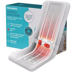 홈메딕스 시아츠플렉스 마사지 쿠션 시아츠 플렉스트랙 기술 허리 어깨 및 다리 근육의 를 위한 딥 니딩 온열 경량 휴대성 향상