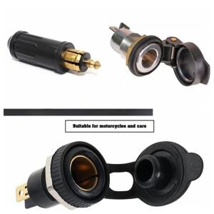 DIN 고성능 전원 소켓 Hella 패널 마운트 시가 라이터 유로 자동차 BMW 12V 24V 16A USB 5V3.3A