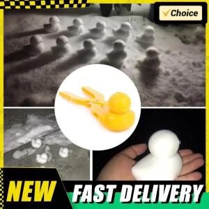 1-6PCS 만화 오리 눈덩이 금형 클립 야외 기 창의적인 모양 인터랙티브 게임