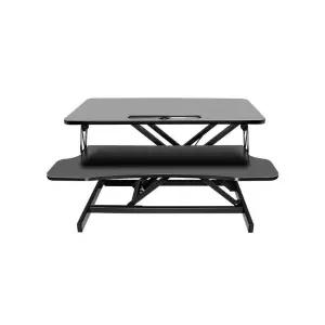 노트북작업 스탠딩모션데스크 수동거치대 노트북 높이조절