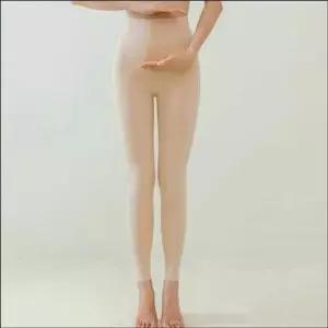 겨울 운동복 쫄바지 얇은 따뜻한 여자 기모레깅스 하이웨이스트 WFLPTTF