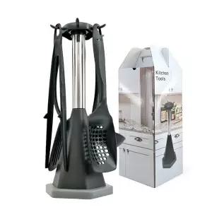 건지기조리도구세트 서빙 블랙 위생적 선물용 감성조리도구 6종세트 (WFKJEZJ)