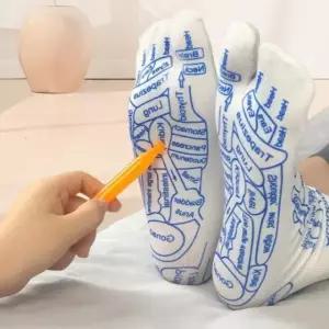 혈자리 발마사지 양말 지압 회복용 발안마 (WFKJG59)