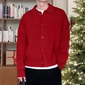 간절기 아우터 가디건 드롭숄더 짜임 세로골지패턴 남 WFLQNB0