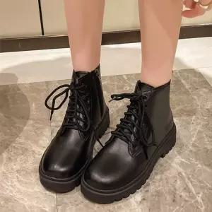 볼드솔 레더 여성 하이 빅사이즈 워커 (WFKJSWM)