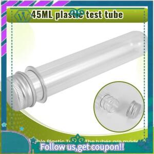 25피스 45ML 플라스틱  튜브 금속 캡 나사 뚜껑 컨테이너 웨딩 파티 캔디에 대 한 둥근 바닥