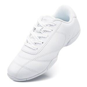 스텔 치어슈즈 여자 화이트 치어리딩 댄스 슈즈 청소년 운동 트레이닝 테니스 운동화 대회용