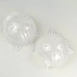 투명하고 있는 고양이 입마개 물림 방지 핥기 방지 고양이 스페이스 후드 미용 액세서리 긁힘 방지 헤드 커