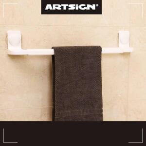 [2개구성] 아트사인 포인트 수건걸이 백색 수건거치 욕실수납 타올걸이 대 DUW9AEF5A