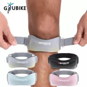 GTUBIKE 1PCS 무릎 패드 조정 가능한 스트랩 승모골 힘줄 가압 보호대 지원 슬라이더 가드 배드민턴 러닝