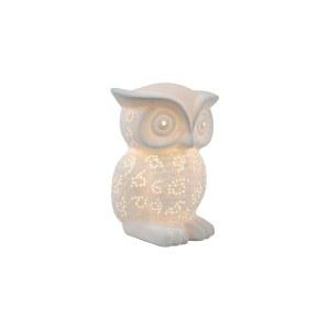 메이쿠시 소박한 수련회 도자기 테이블 램프 - 재미있는 동물 모양 디자인, 거실, 침실 또는 방에 이상적인 부드러운 조명, 높이 7.48인치, 너비 9.84인치, 길이 6.89인치