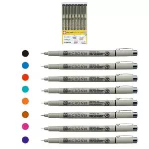 중성펜 피그마 마이크론 필기구 디자인용 팬톤 색상 (WFKL0R6)