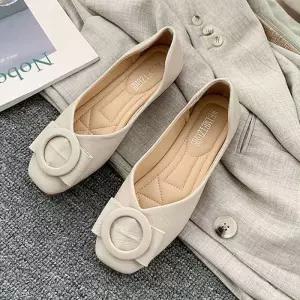 [룽스]하객룩 플랫 슈즈 단화 원피스 구두 패션