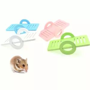 햄스터 장난감 나무 시소 다리 동물 용품 놀이기구 원목 장식 정수리 체험 학습 용 기구
