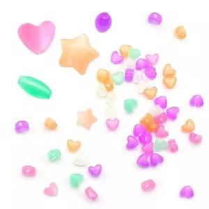 [룽스]비즈 야광구슬 팔찌만들기 목걸이만들기 3종