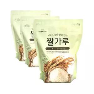 성진 쌀가루 1kg 3개 식사 분식 중식 일식 외식 간편요리