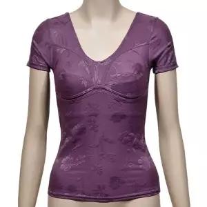 [하프클럽/]플라워 3부 여성 매쉬 쏘로사떼 브라런닝 패턴 노와이