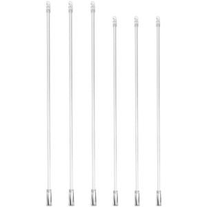 6피스 베네치아 블라인드 막대 체인 코드 수직 교체 부품에 대 한 긴 창 스틱 지팡이