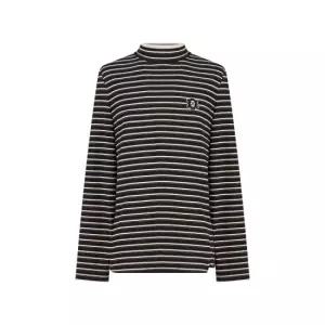 [롯데백화점]크로커다일레이디 스트라이프 반넥 티셔츠 CLEWTS104