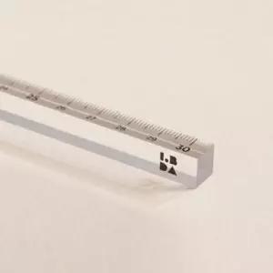 아크릴 자 30cm 제도용 스틱 사무실 필기 도구 핸디 (WFKN0UB)