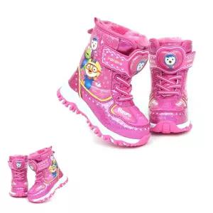 캐릭터 여아동 뽀로로 털신 발광 하트 여자아이 스키 패딩신발 방한 부츠