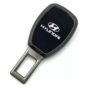 전차종 로고 가죽 안전벨트 연장 클립 익스텐더