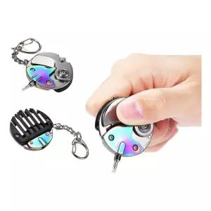 주머니 속 만능키 접이식 키링 멀티툴 드라이버 포켓 미니 열쇠고리 휴대용공구 비상용링 캠핑용품 여행필