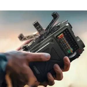 태양광 라디오 손전등 자가발전 야외 비상 그린 등산 캠핑