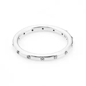 판도라 190945CZ 스파클링 드롭렛 실버 반지