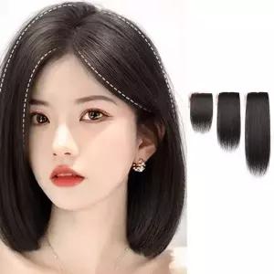 풍성한 헤어 볼륨 뽕핀 똑딱이 옆머리 헤어피스 10cm (KYR-WE68F2C)