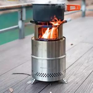 주물화목난로 가정용 캠핑 무쇠 야외 나무 불멍 접이식 장작 화로대 휴대용 피크닉 화덕