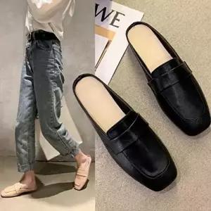 여자 신발 데일리 구두 슬리퍼 클래식 사무실 교사 뮬-WFHXOW3
