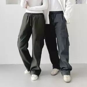 남녀공용 카고 스트링 기모 팬츠 WFLS2IQ