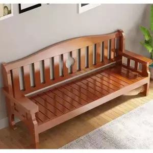 모던 원목소파 우드 벤치 평상형 쇼파 현관 대기실 티크 140Lx58Wx85