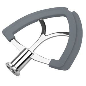 KitchenAid 4.5 u20135 쿼트 틸트 헤드 스탠드 믹서 u2013용 믹서 부착물: 아티산 & 클래식 u2013 비터, 거품기, 반죽 후크 및 부착 세트: MMOBIEL(플렉스 엣지 비터, 스테인리스 스틸)