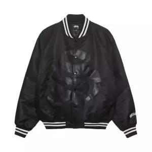 Stussy Stadium Jacket Gothic S Black 스투시 스타디움 자켓 고딕 S 블랙 271431