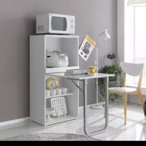 N003 루나 1200 접이식 렌지대 식탁 렌지다이 전자렌지대 주방수납장