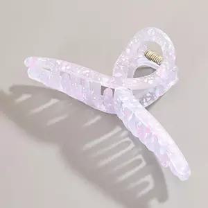 꼬임 물감 페인팅 헤어 빅 집게핀 올림머리 머리핀 WCB3ECB