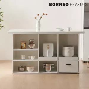 (수도권무료) 보루네오 엘리브 샤인 1500 홈바 식탁 테이블 인조대리석 오픈형 ca224