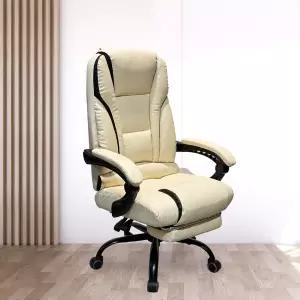 (무료배송) 포커스D 침대형체어 사무실 중역 가죽 화장님의자 BJM77