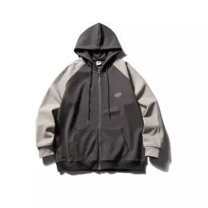 남성점퍼 가을 컬러배색 캐주얼 후드 루즈핏 카디건 코트 심쿵돌직구